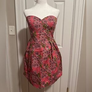 Strapless summer dress